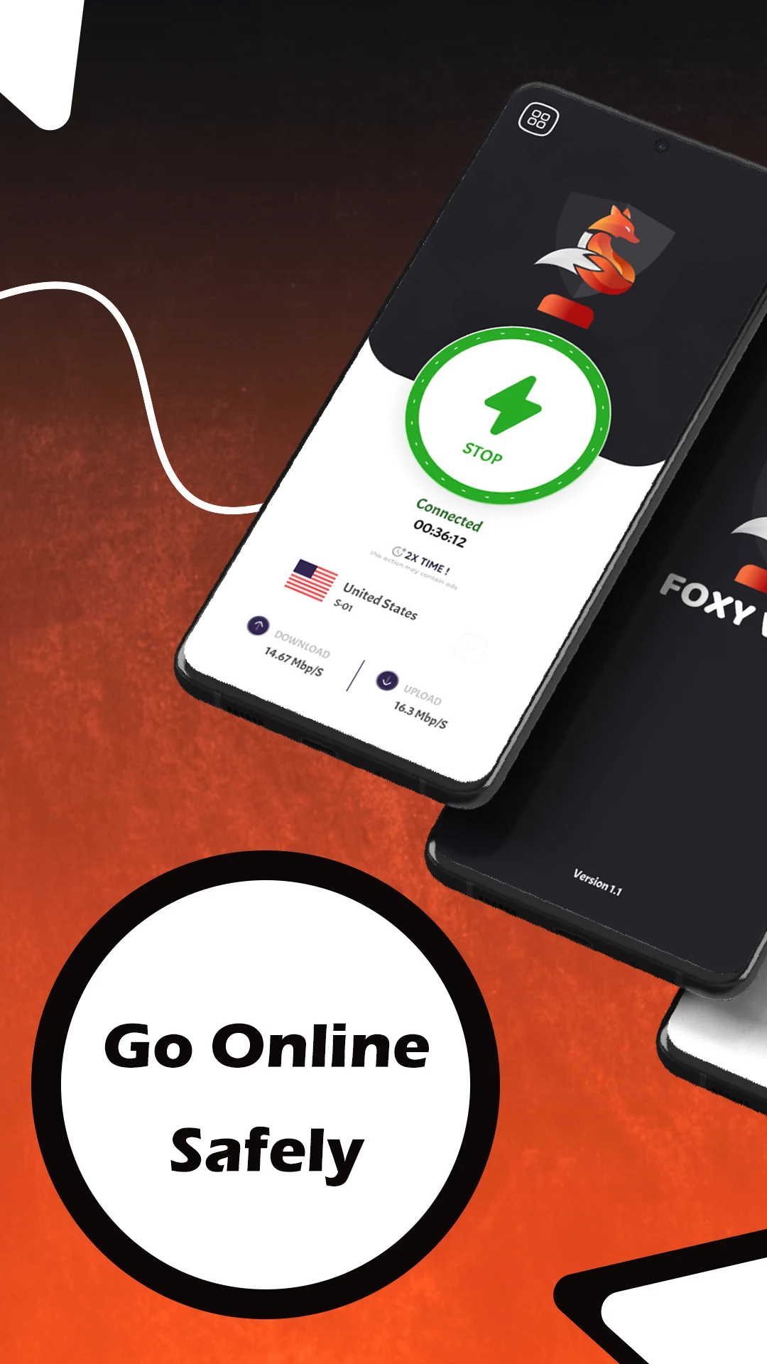 فیلتر شکن قوی پرسرعت Foxy VPN screenshot